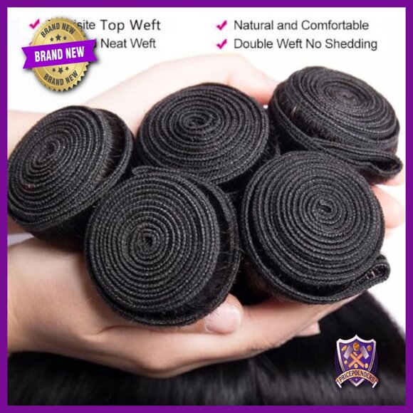 30 Inch Brazilian Straight Human Hair Bundle 10A Grade Virgin Weave main image 5